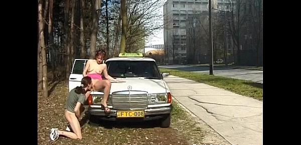  taxi diver fucks teen anal in public